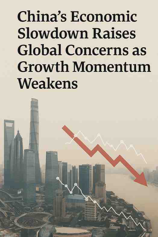 China’s Economic Slowdown Raises Global Concerns as Growth Momentum Weakens