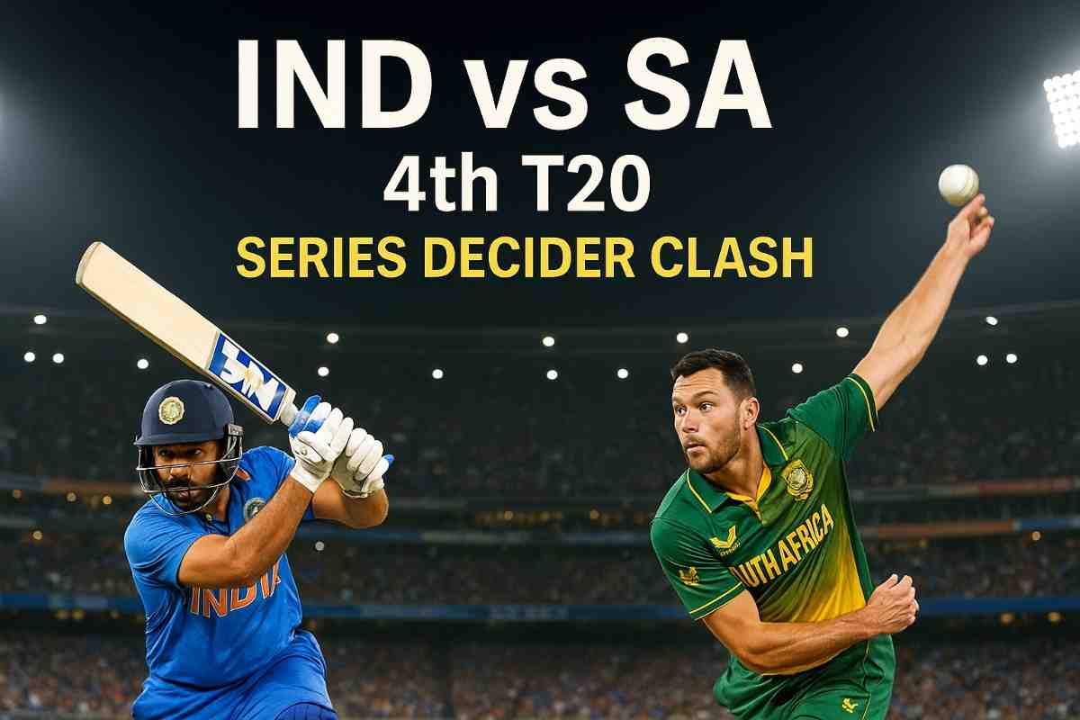 IND vs SA 4th T20 Preview: भारत–साउथ अफ्रीका का हाई-वोल्टेज मुकाबला, कौन मारेगा बाज़ी?
