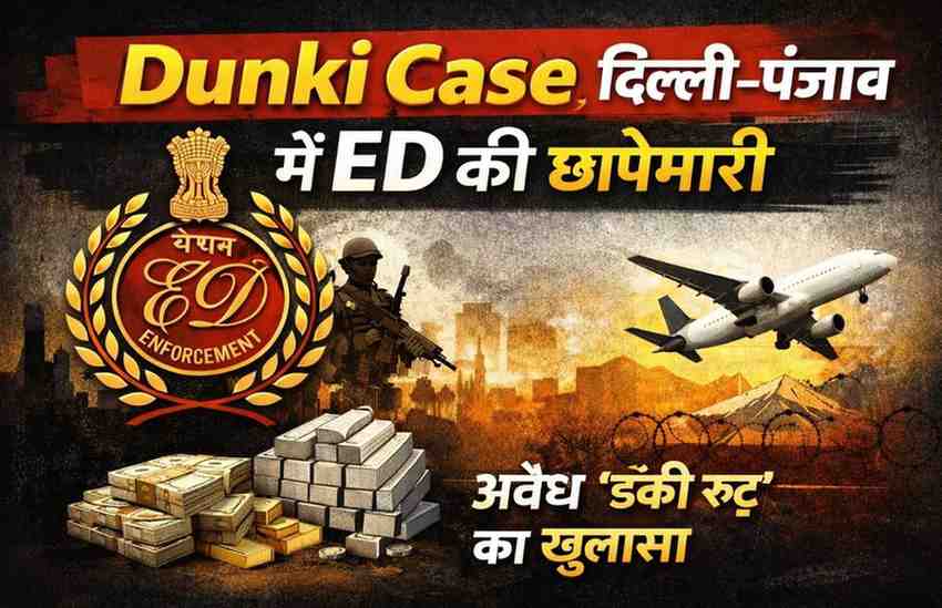 Dunki Case: दिल्ली-पंजाब में ED की बड़ी छापेमारी, ₹4.62 करोड़ नकद और 300 किलो से ज्यादा चांदी जब्त