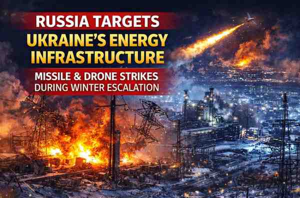 Ukraine power grid targeted in overnight Russian missile and drone attacks