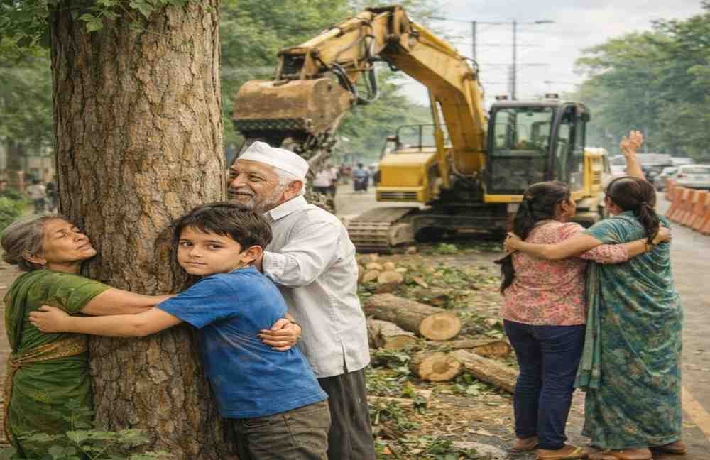 भोपाल: पेड़ों की कटाई पर NGT की रोक, सड़क चौड़ीकरण पर विवाद तेज