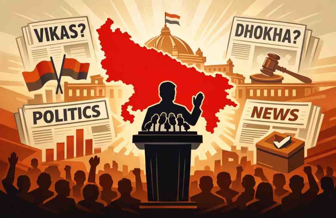 अखिलेश यादव का बयान: यूपी में विकास को लेकर सरकार पर सवाल