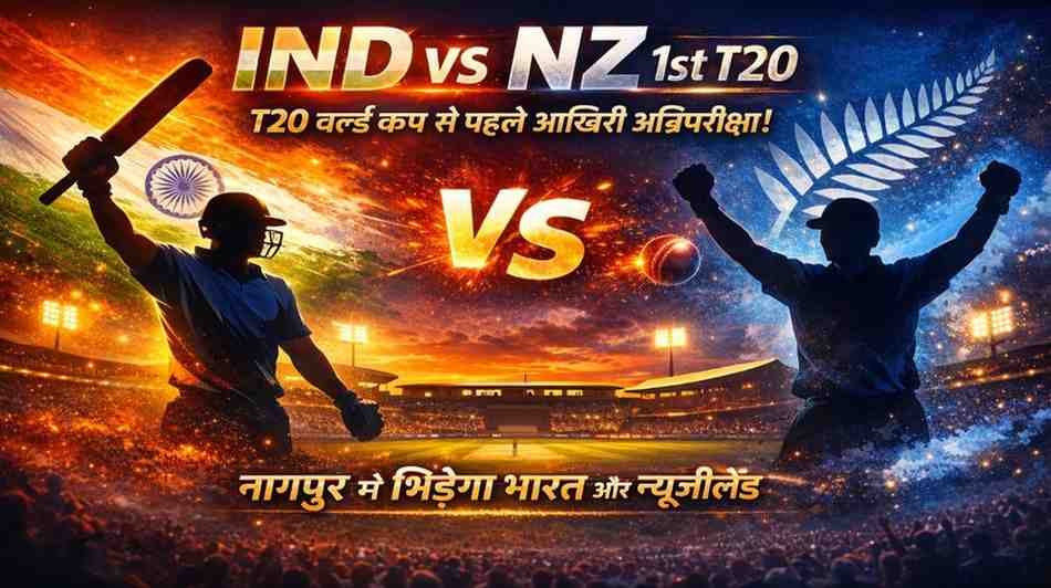IND vs NZ 1st T20 Nagpur: Time, Pitch Report & Where to Watch
