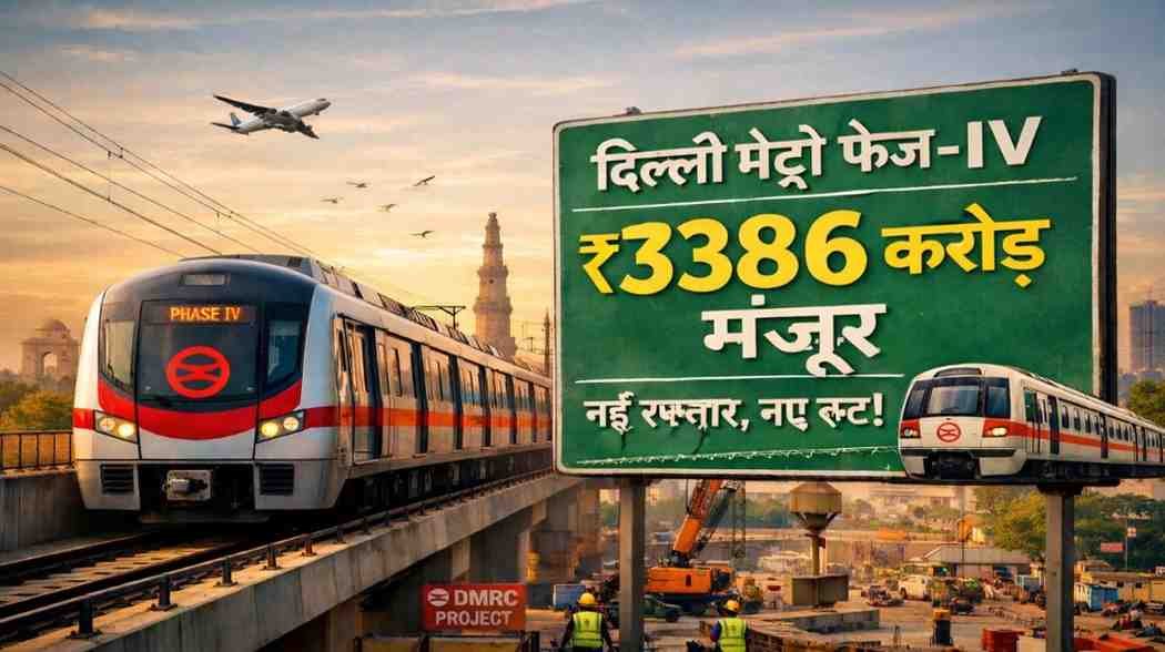 Delhi Metro Phase 4 Update: फंडिंग प्रक्रिया तेज़, नए रूट्स पर बड़ा अपडेट