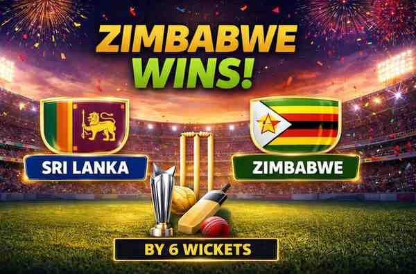 Sri Lanka vs Zimbabwe Live Match Updates and Score