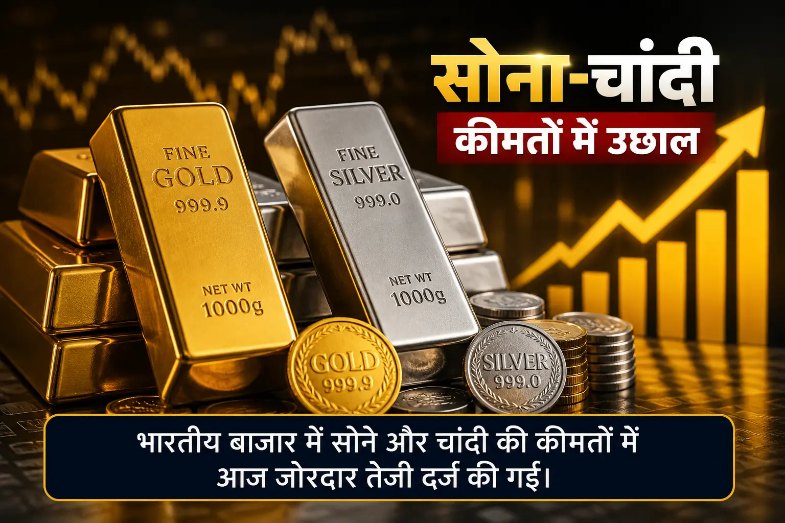 Gold Silver Price Today 25 May 2026: सोना फिर चमका, चांदी में जोरदार तेजी, जानें आज का ताजा भाव